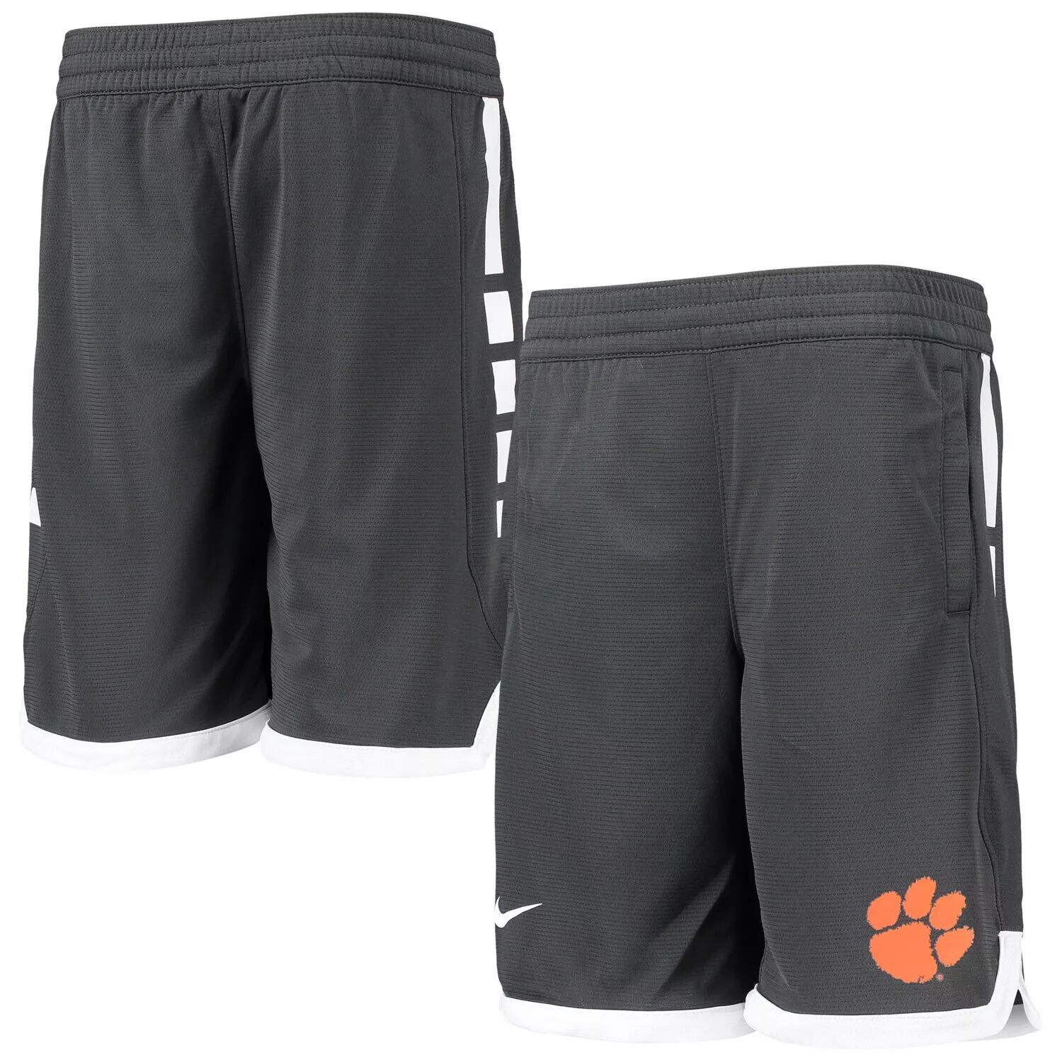 

Молодежные шорты Nike Anthracite Clemson Tigers Elite Nike