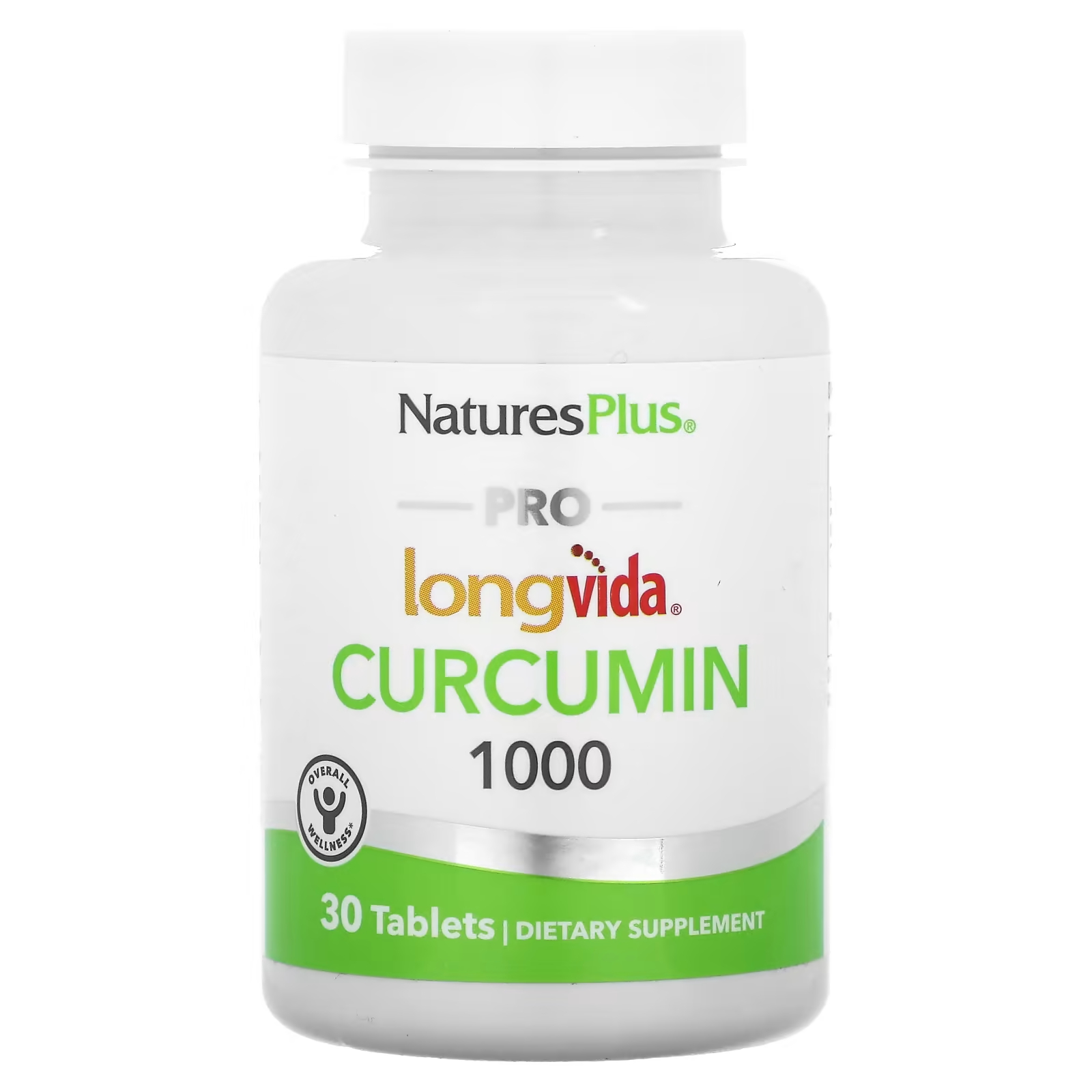 Пищевая добавка NaturesPlus Pro Longvida Куркумин, 30 таблеток