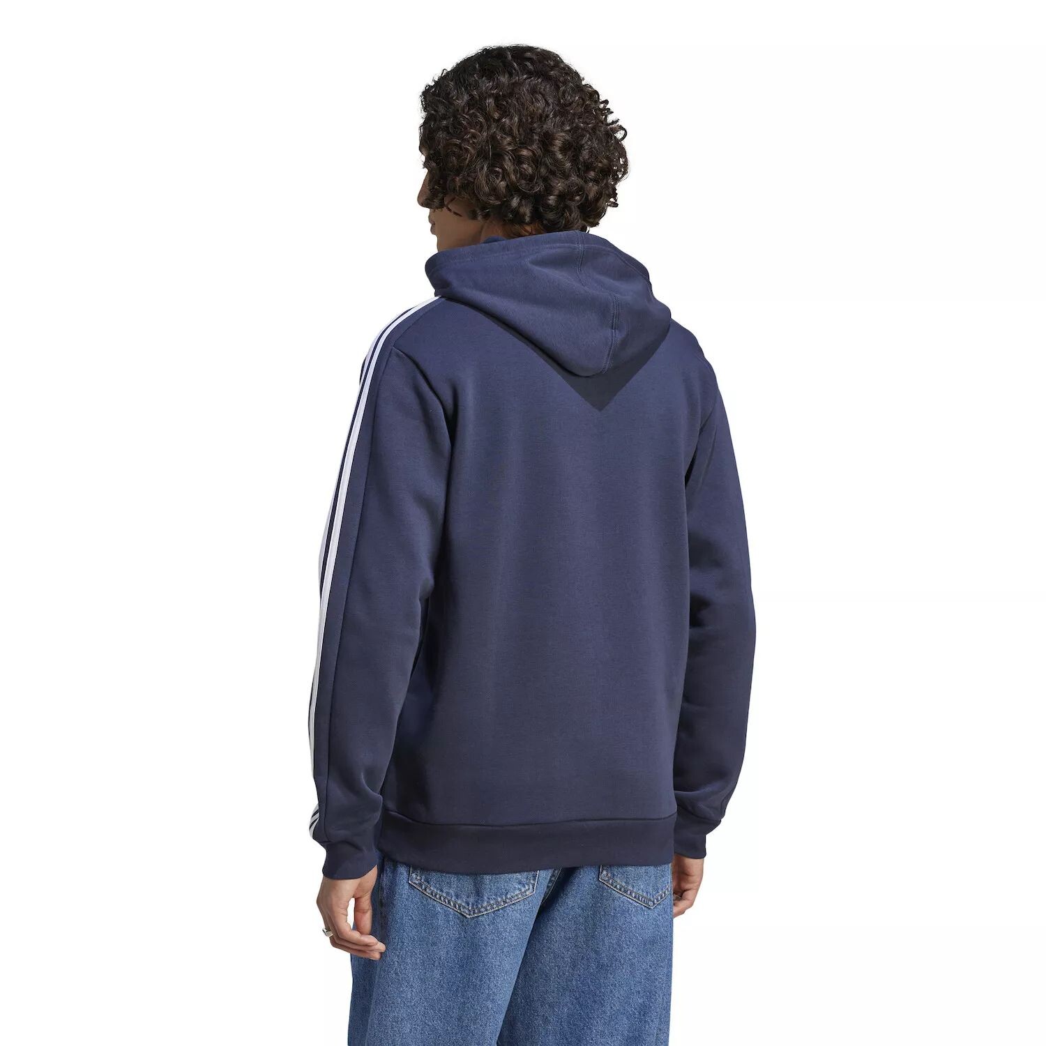 

Мужская флисовая худи с 3 полосками adidas Essentials