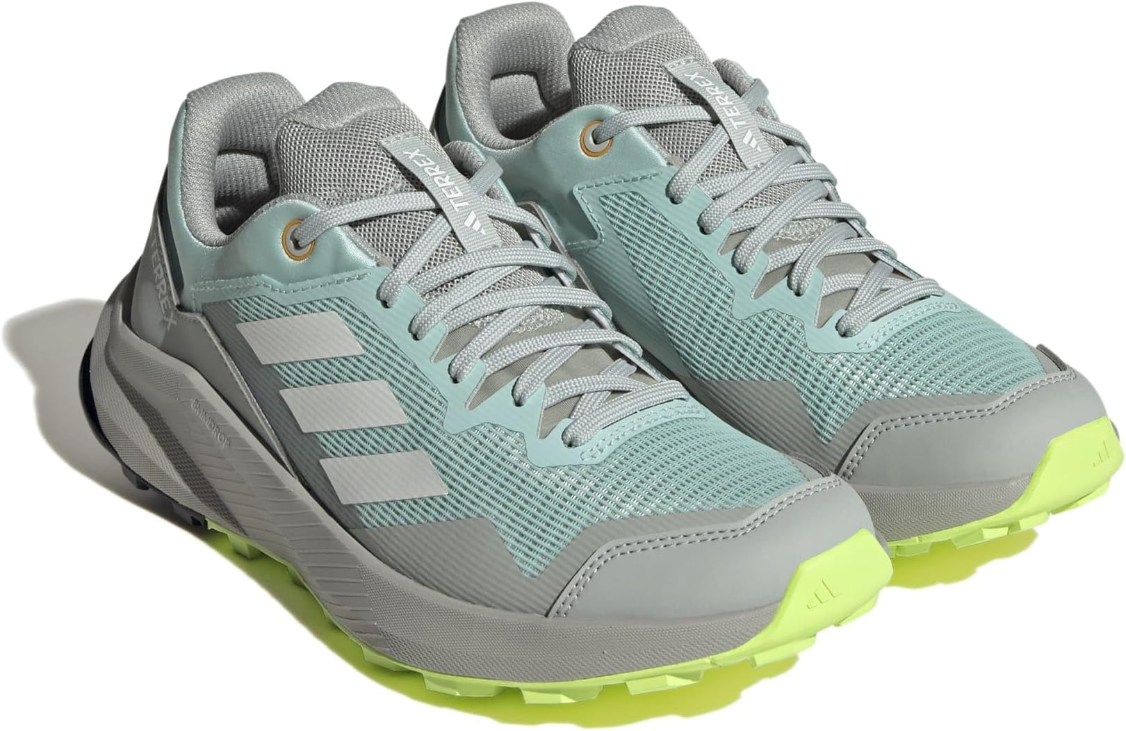 Кроссовки Terrex Trailrider adidas, цвет Semi Flash Aqua/Crystal White/Wonder Silver цена и фото