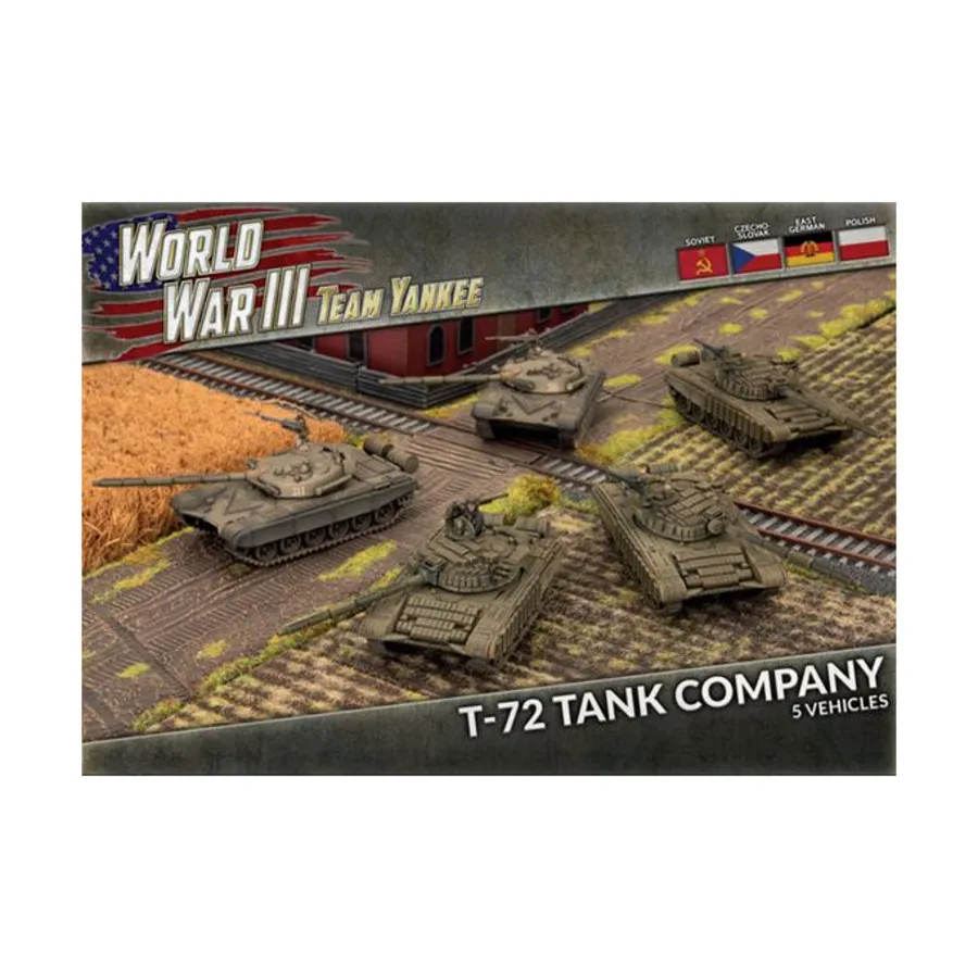 

Танковая рота Т-72, Team Yankee - World War III - Soviet Army (1:100)