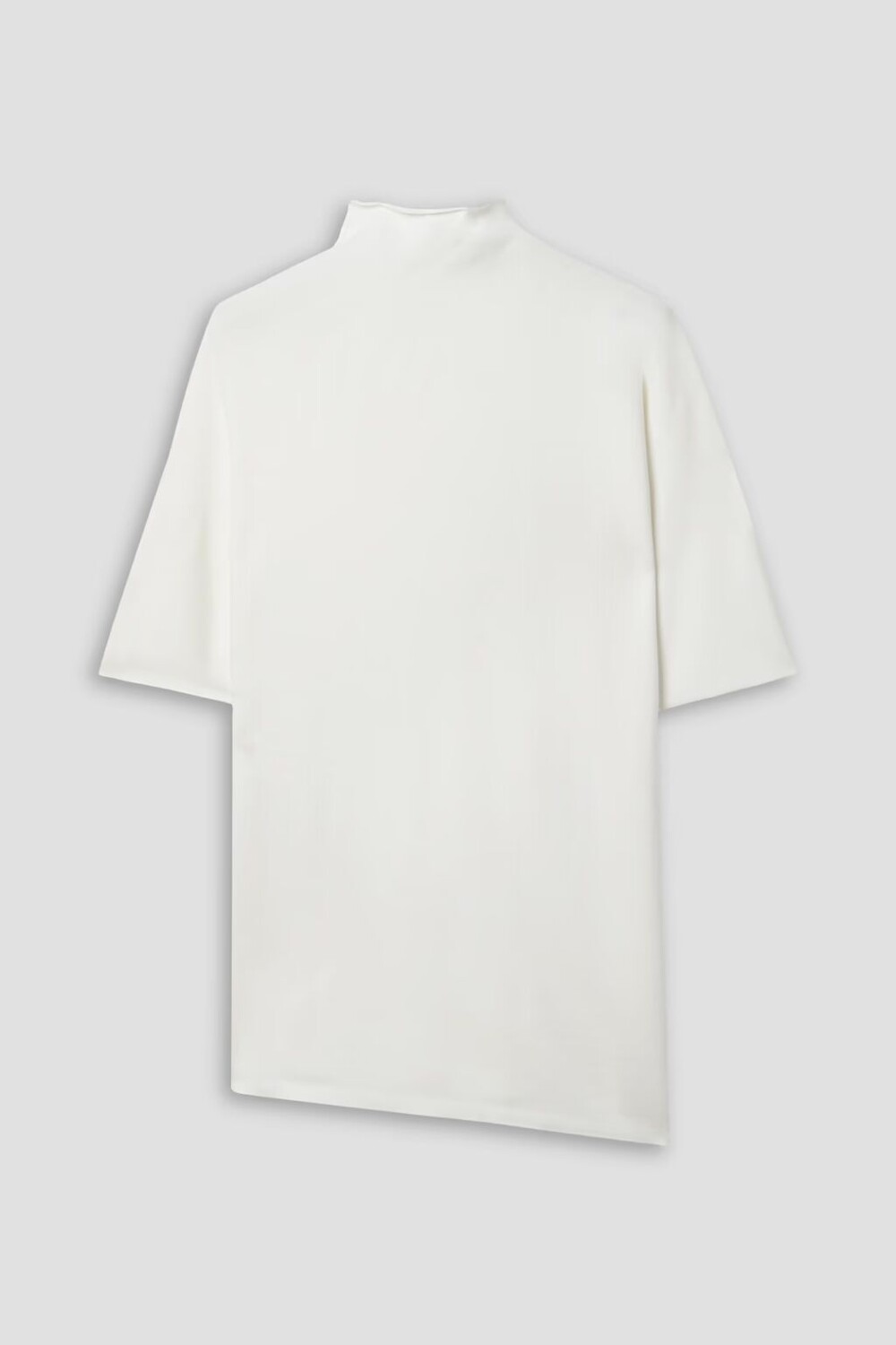 

Асимметричный вязаный свитер Lafayette 148, цвет Off-white