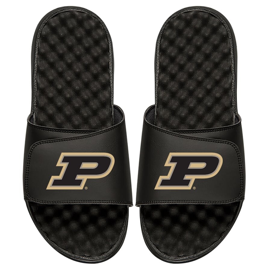 

Шлепанцы ISlide Purdue Boilermakers, черный