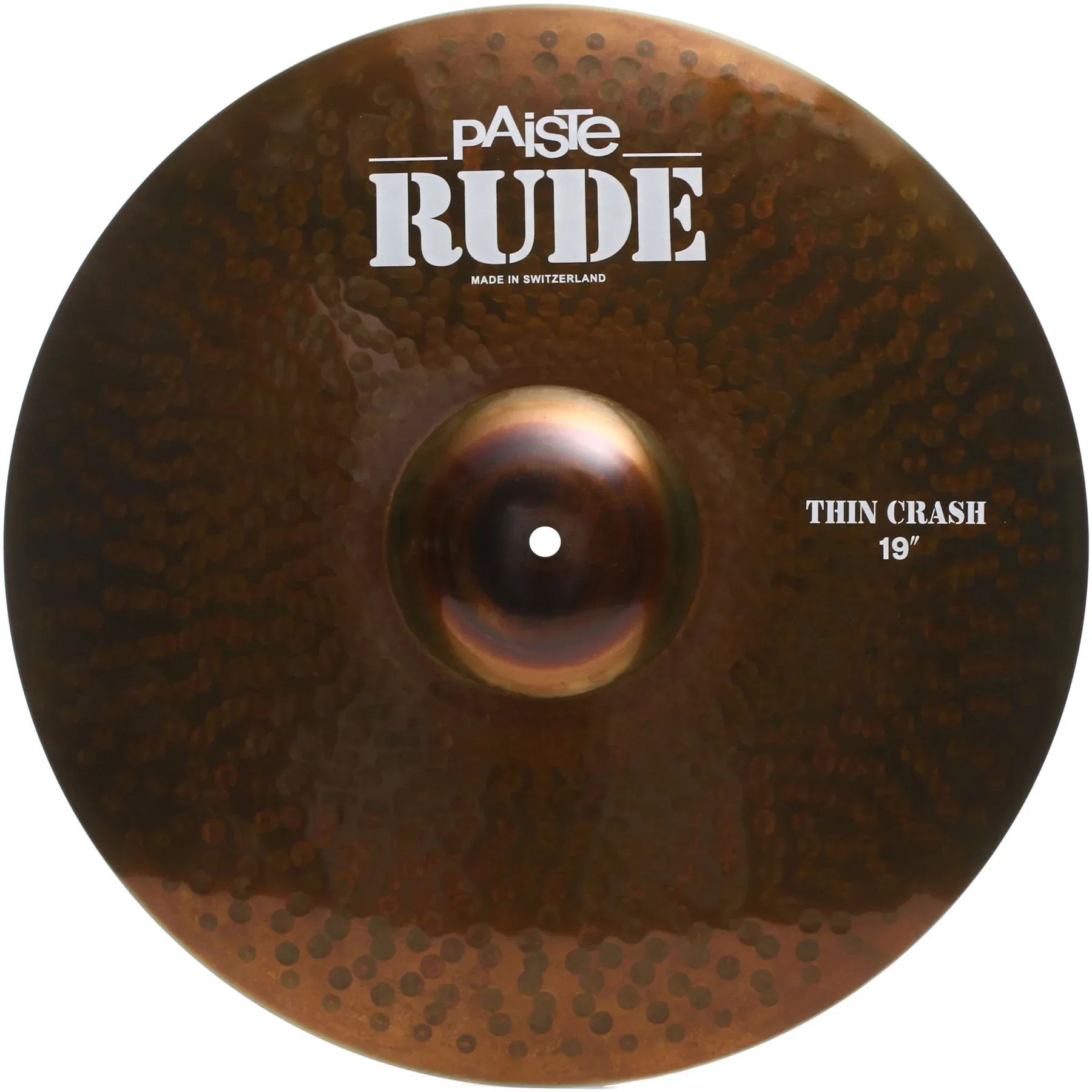 

Paiste 19-дюймовая тонкая тарелка RUDE Crash