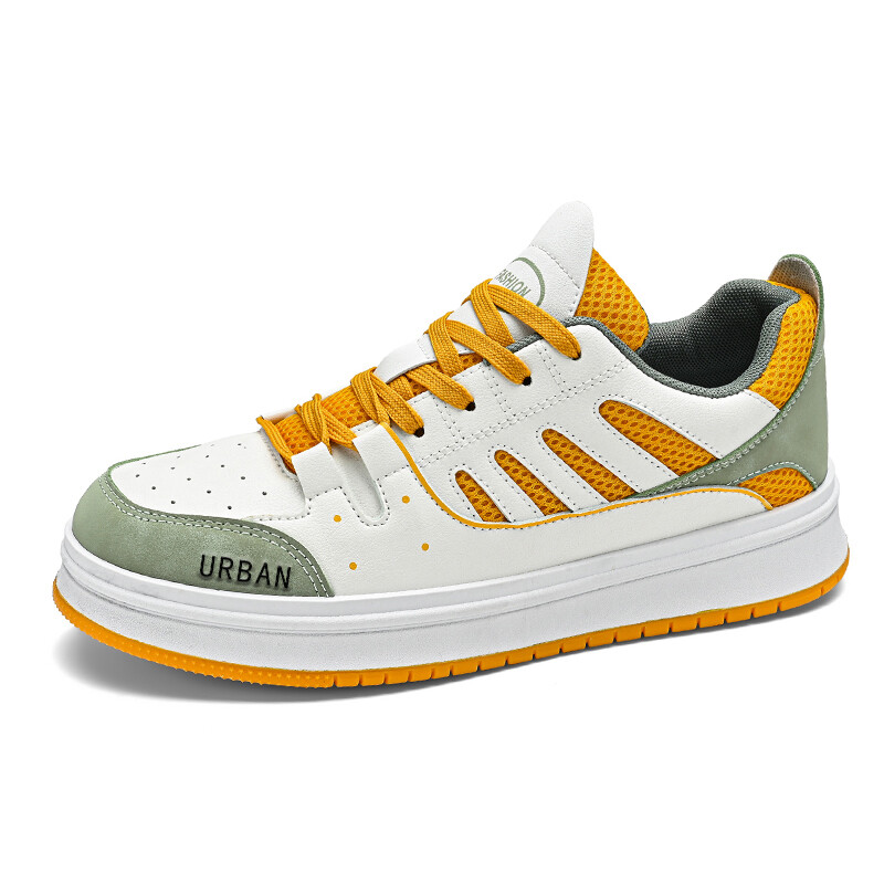 

Кроссовки URBAN AUTHENTIC Skateboarding Shoes Men Low-top, белый/черный