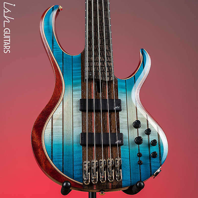 цена Басс гитара Ibanez BTB1935 Premium 5-String Bass Caribbean Islet Low Gloss