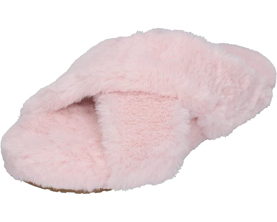 Домашняя обувь TOMS Susie, цвет Pink Faux Fur 2021 new faux fur women coat with hooded fashion christmas furry coat black red pink faux fur jacket fake rabbit fur outwear