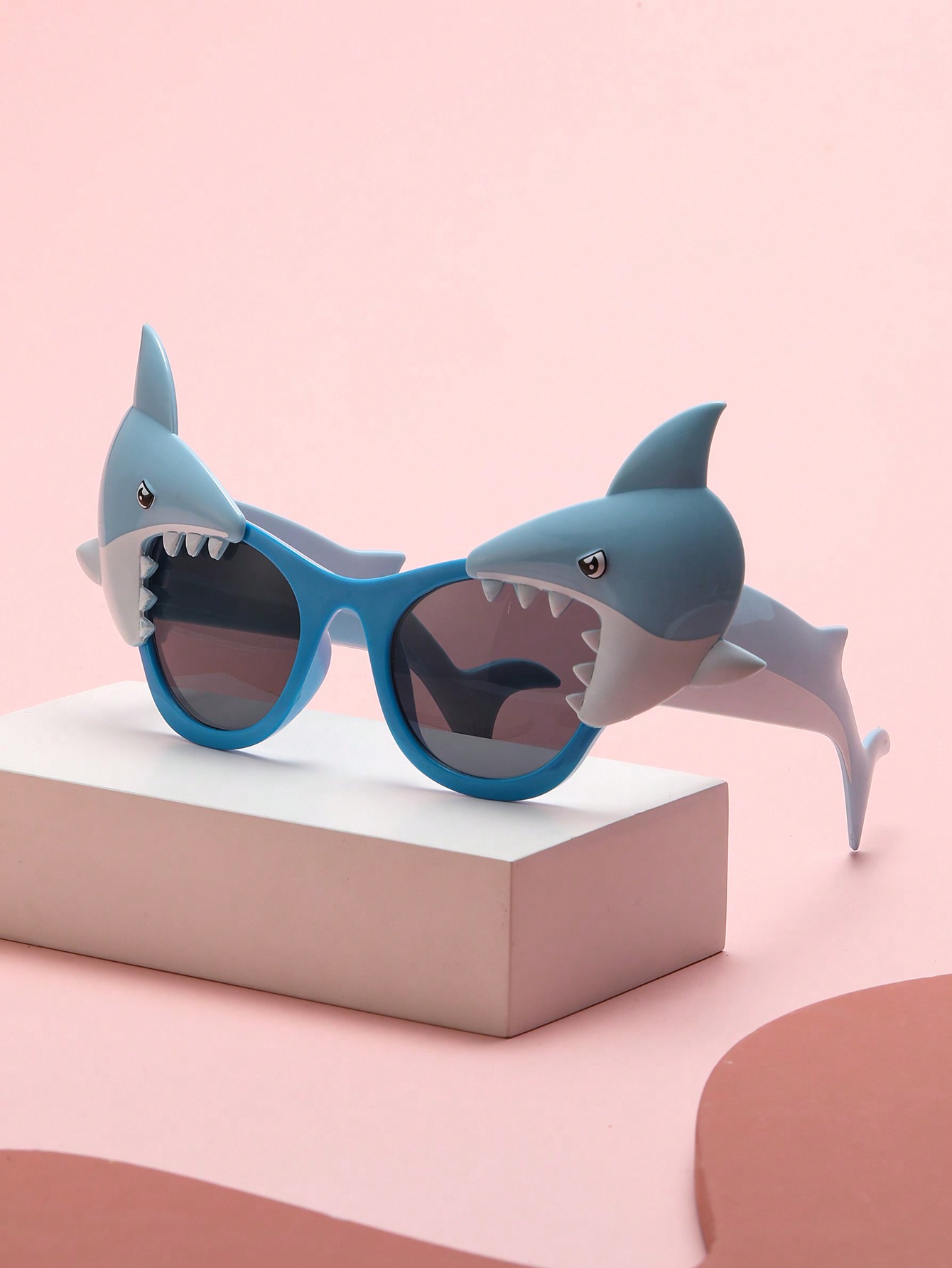 1шт забавные очки в форме акулы для украшения вечеринки для фотосъемки и модности