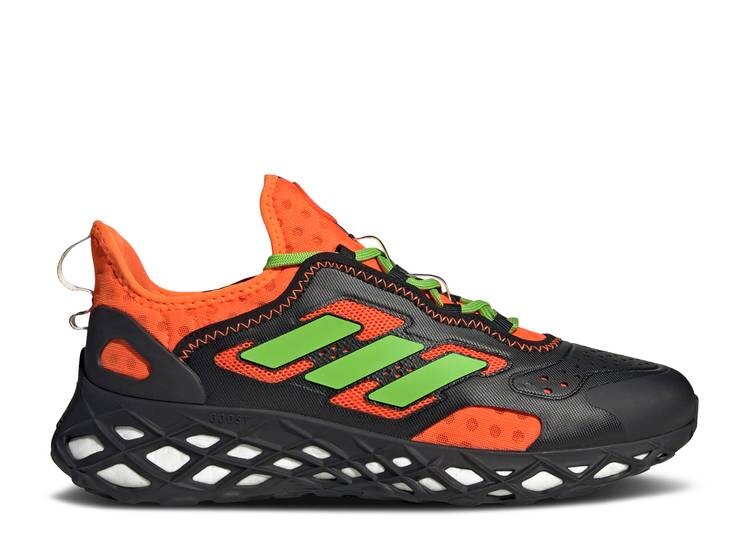 

Кроссовки Adidas RICH MNISI X WEB BOOST 'PRIDE - BLACK ORANGE', черный