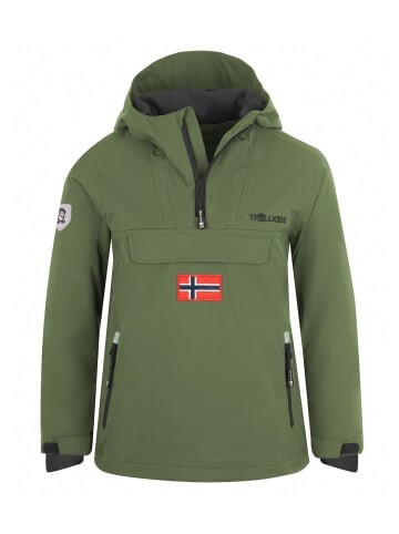 

Пуховик Trollkids Parka Mantel KIRKENES, цвет Khakigrün/Anthrazit