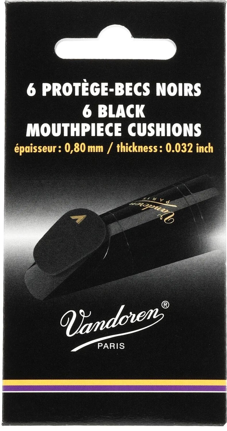 

Подушечки для мундштука Vandoren VMC6 — черные, толстые (6 шт.)