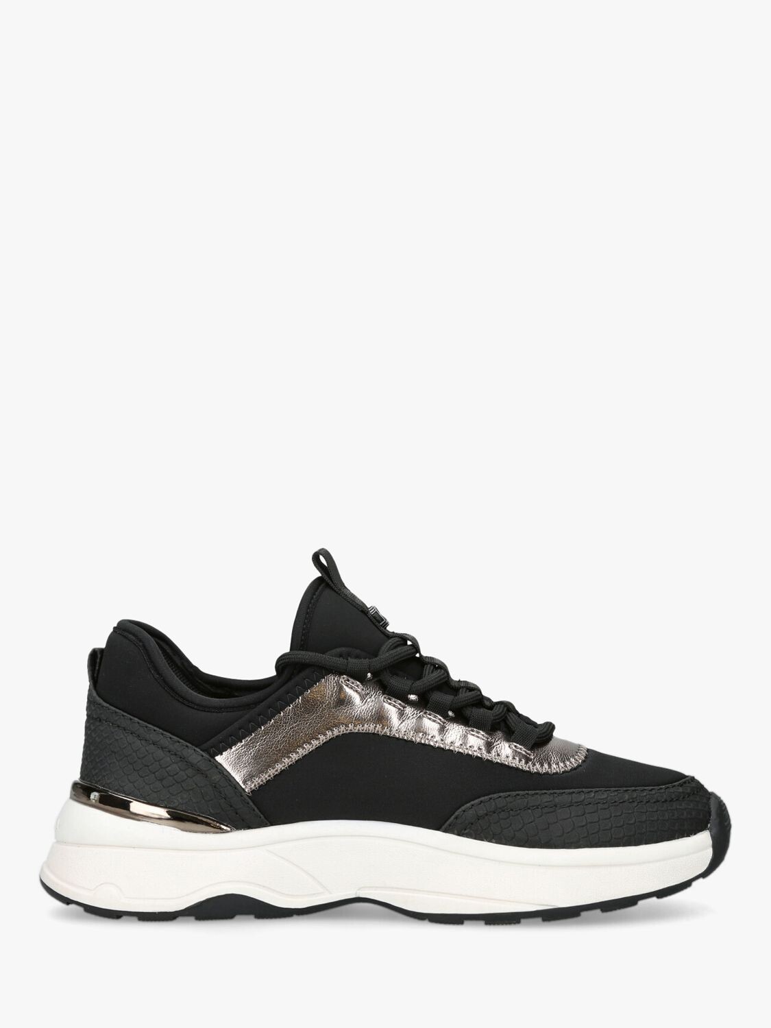 

Кроссовки на шнуровке Carvela Swift Runner, черные, Черный
