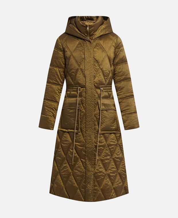

Стеганое пальто Guess, мох