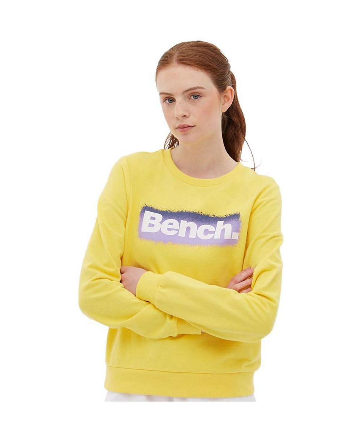 

Женский свитшот с круглым вырезом и рисунком френч терри Bench