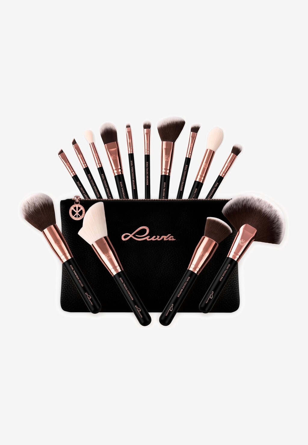 

Набор кистей Essential Brushes Luvia Cosmetics, цвет black diamond
