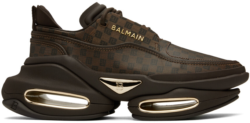 

Balmain Коричневые кроссовки B-Bold, Коричневый