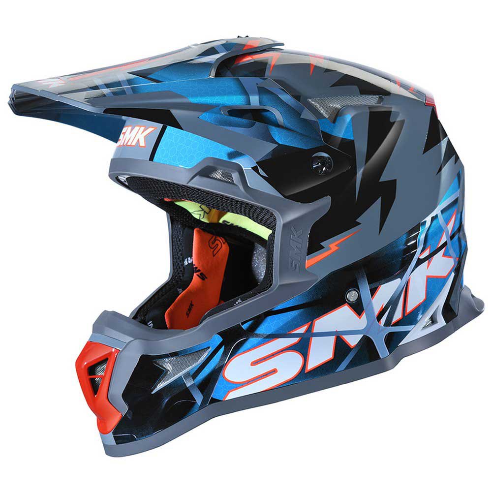 Шлем для мотокросса SMK Allterra, синий