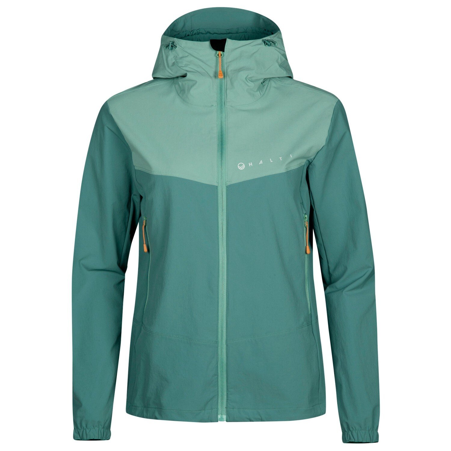 

Куртка из софтшелла Halti Women's Pallas Evo Hooded X Stretch, цвет Deep Sea Green