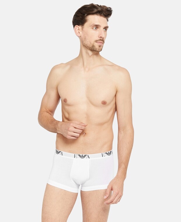 

Трусы-боксеры, 3 шт. Emporio Armani, белый