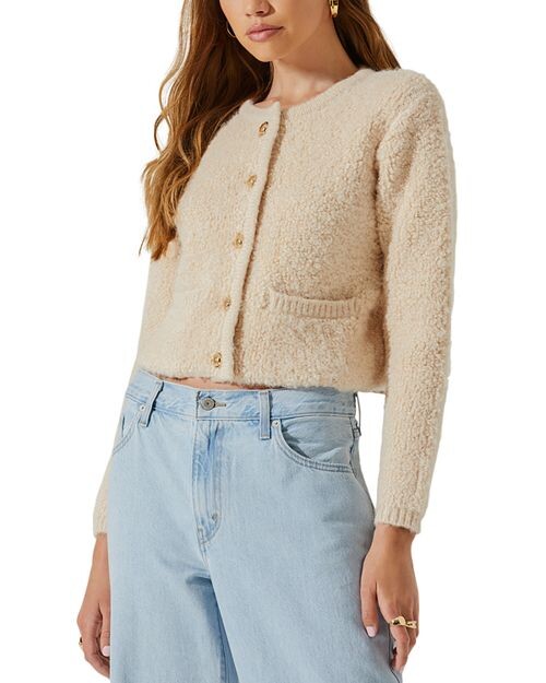 

Укороченный кардиган Myrtle ASTR the Label, цвет Ivory/Cream