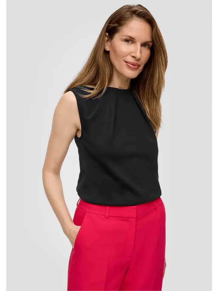 

Футболка sOliver BLACK LABEL ärmellos, черный
