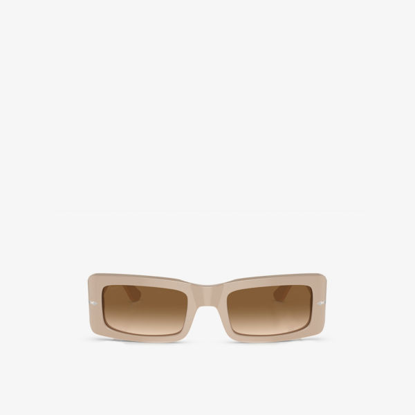 PO3332S солнцезащитные очки Francisco в прямоугольной оправе из ацетата ацетата Persol, цвет tan