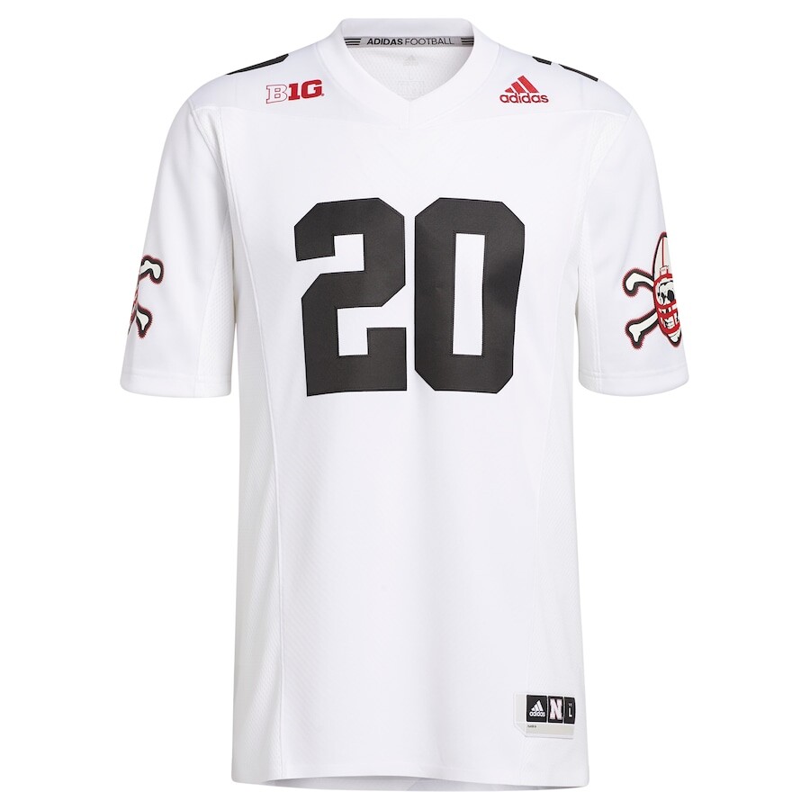 

Джерси adidas Nebraska Huskers, белый