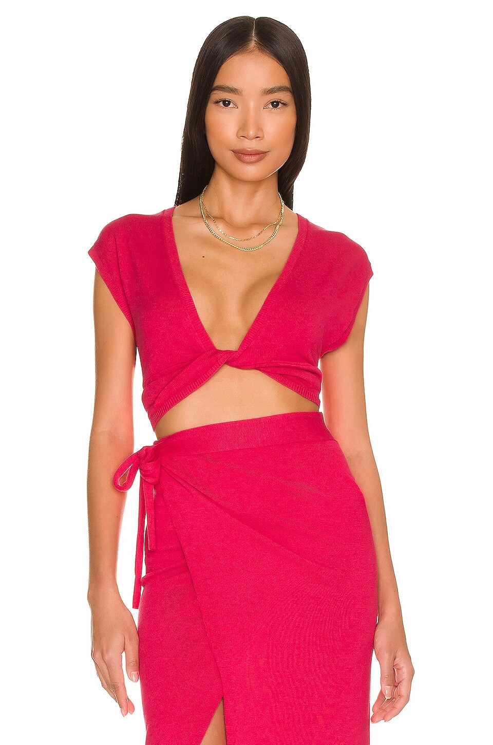 

Топ Lovers and Friends Basia Twist, цвет Deep Magenta