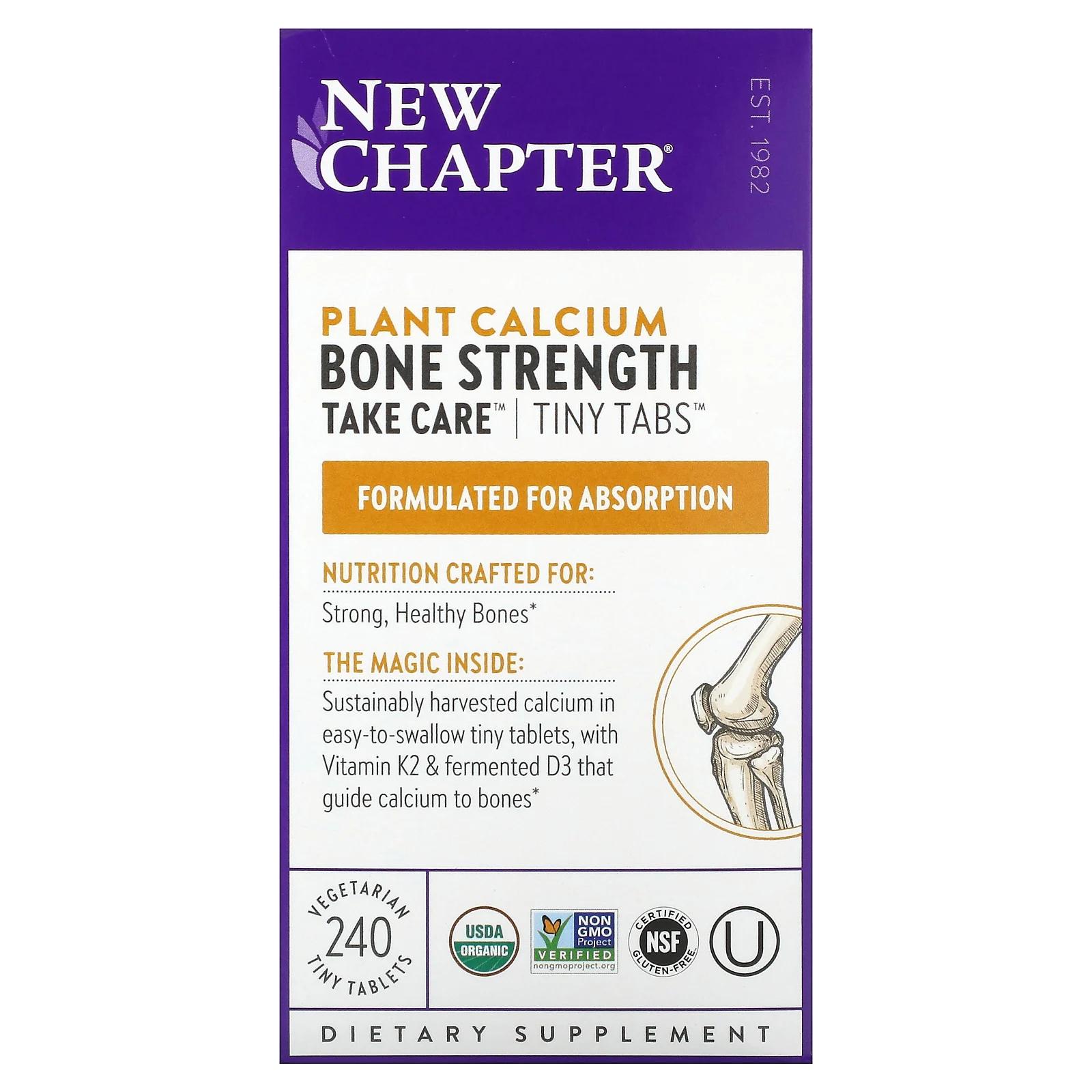 New Chapter Take Care сила костей 240 минитаблеток растительный кальций new chapter take care для укрепления костей 180 вегетарианских тонких таблеток