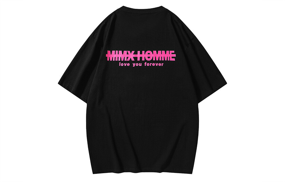 

Футболка унисекс Mimx Homme, Черное написание красного