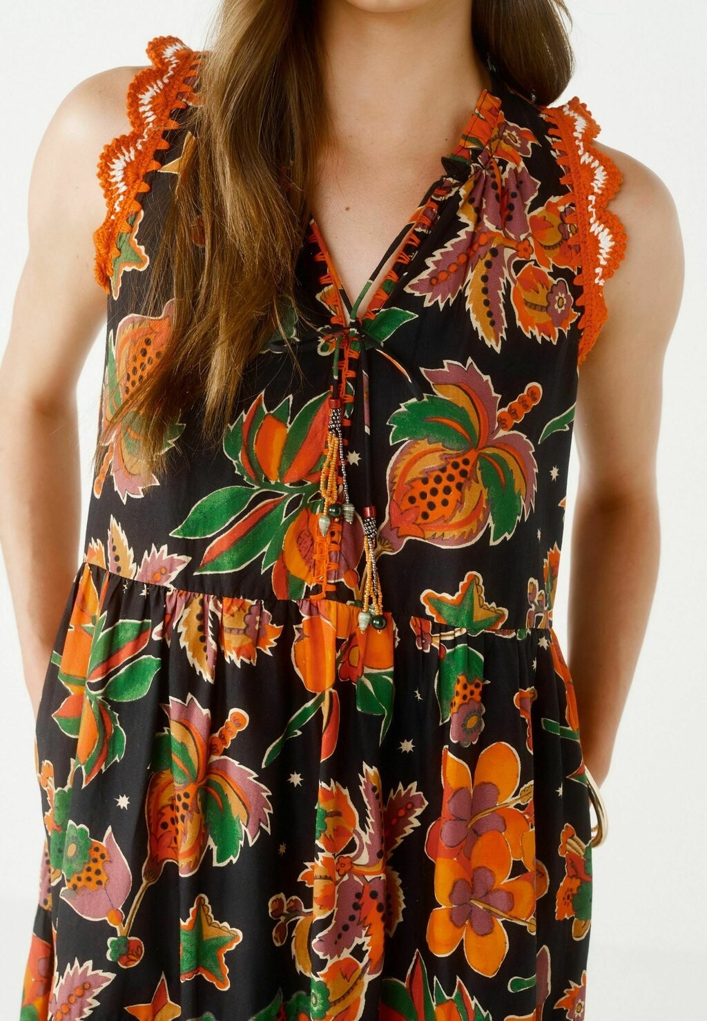 

Платье макси TIERED SUMMER REGULAR FIT Next, черный