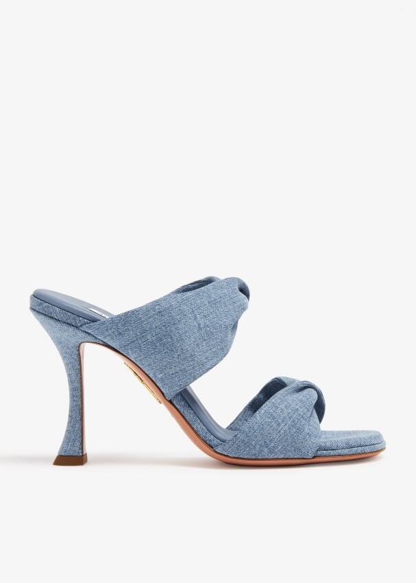 

Сандалии Aquazzura Twist, синий