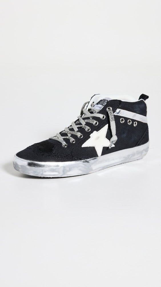

Кроссовки Golden Goose Mid Star Classic Canvas, черный