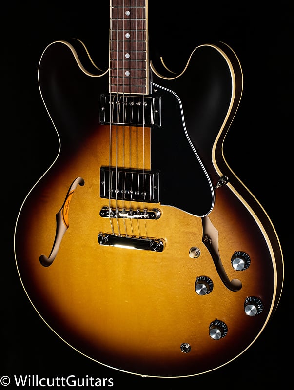 Электрогитара Gibson ES-335 Satin Vintage Burst