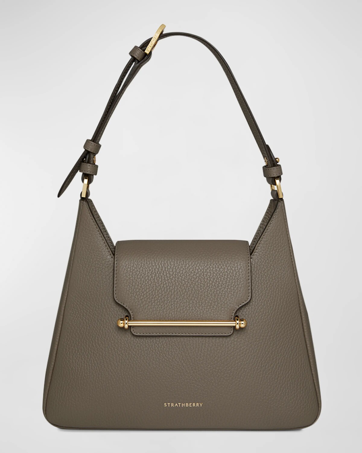 

Кожаная сумка через плечо Multree's Hobo Strathberry, цвет Taupe