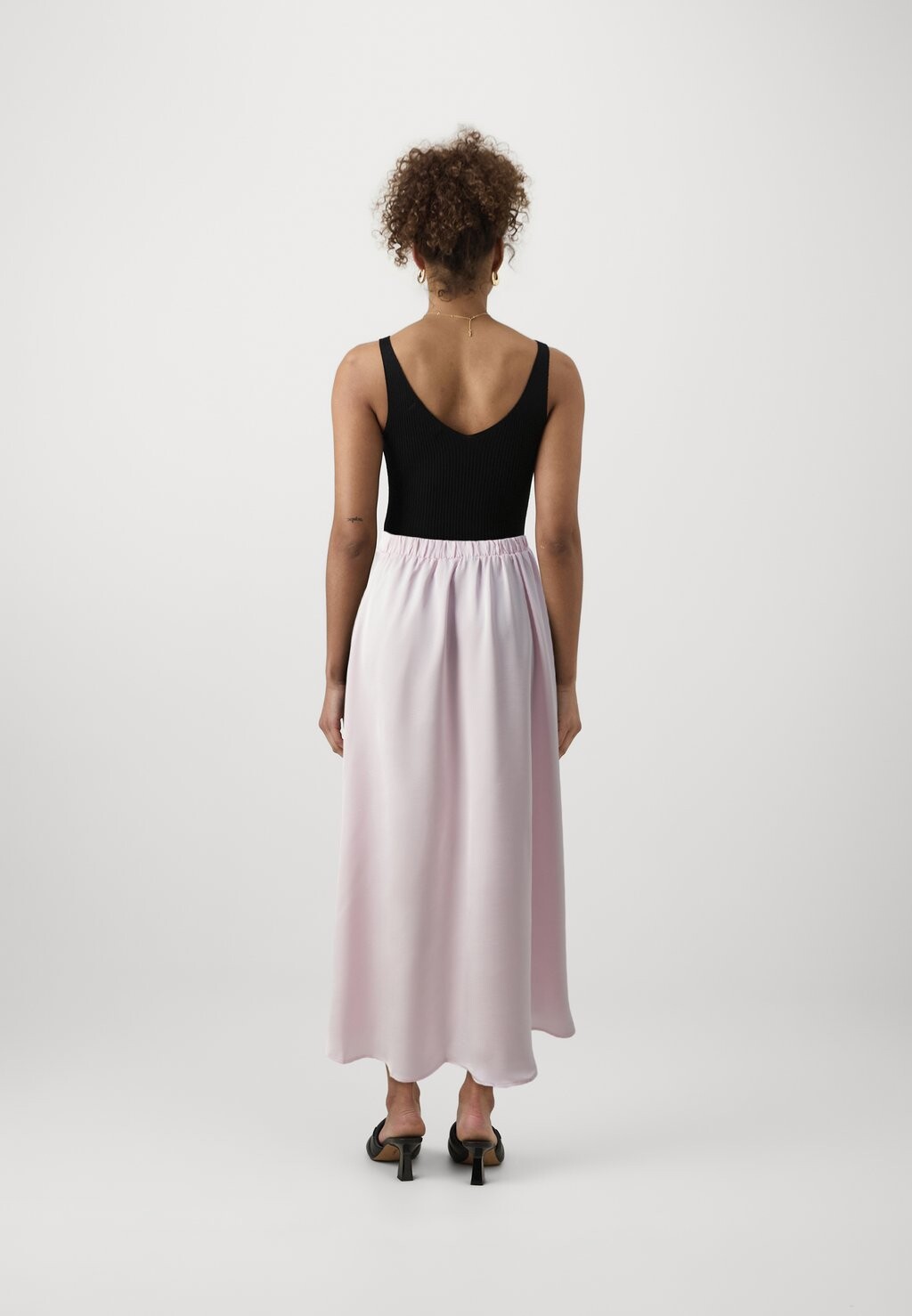 

Юбка плиссе Vmrita Calf Skirt Vip Vero Moda, розовая