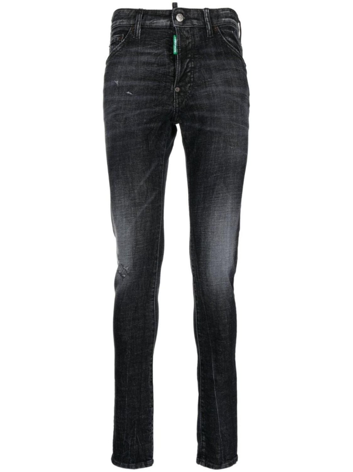 

Dsquared2 узкие джинсы с эффектом потертости, синий