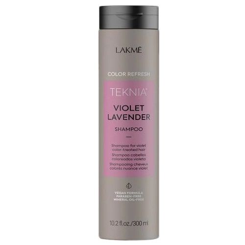 Освежающий цвет шампунь для окрашенных волос Lakme Teknia Violet Lavender, 300 мл шампунь для волос lakme teknia refresh violet lavender shampoo 300 мл