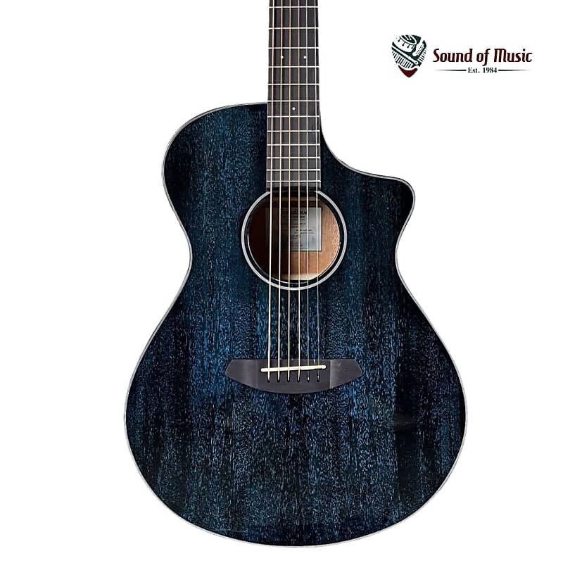 

Акустическая гитара Breedlove ECO Collection Rainforest S Concert Midnight Blue CE African Mahogany