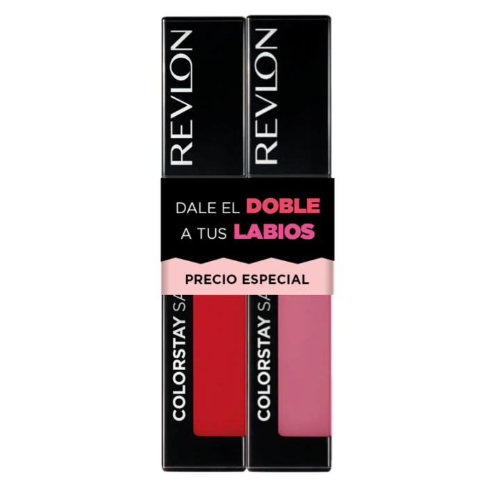 

Губная помада Duo Satin Ink Labial Líquido Larga Duración Revlon, Set 2 productos