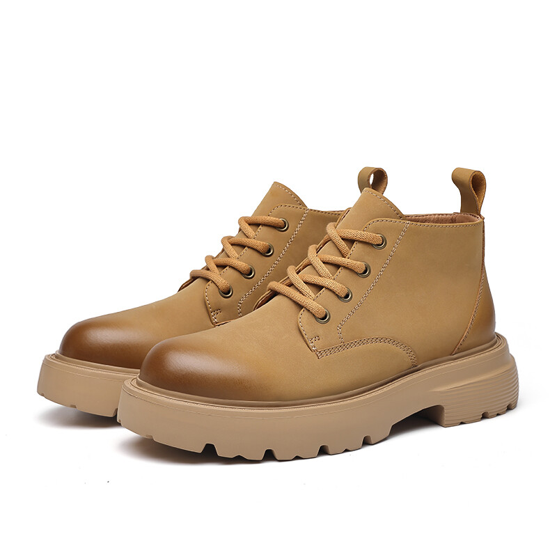 

Мужские ботинки Cahhrrn X Martin Boot Men Beige Luogoks