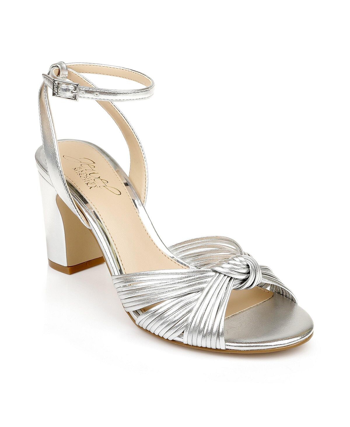 

Женские вечерние сандалии Christen Jewel Badgley Mischka, серебро