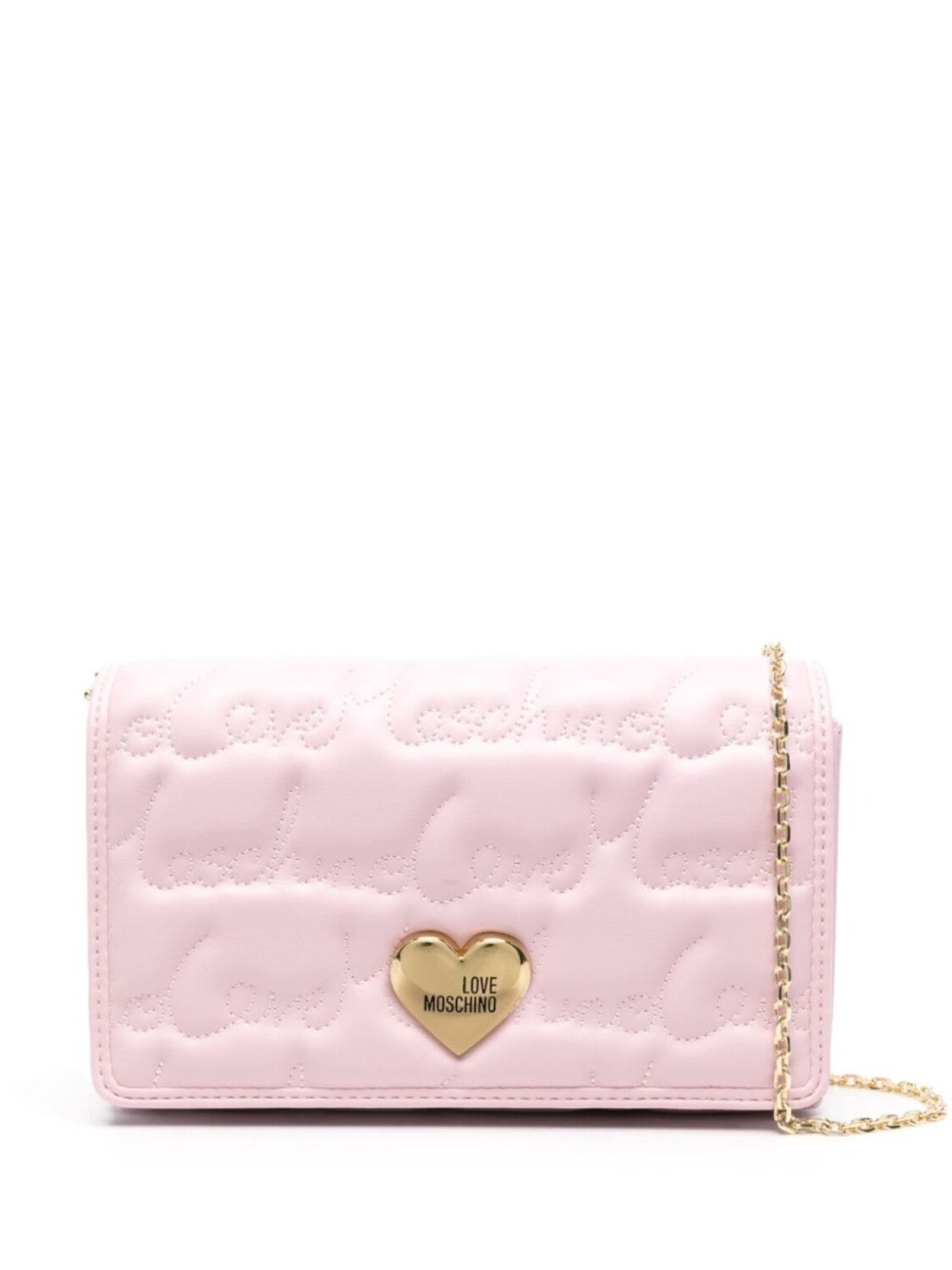 

Love Moschino сумка через плечо с логотипом, розовый