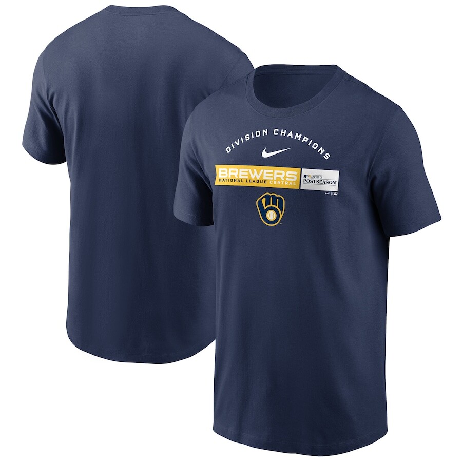 

Футболка с коротким рукавом Nike Milwaukee Brewers, нави