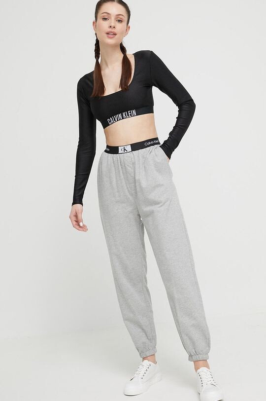 

Хлопковые брюки для отдыха Calvin Klein Underwear, серый