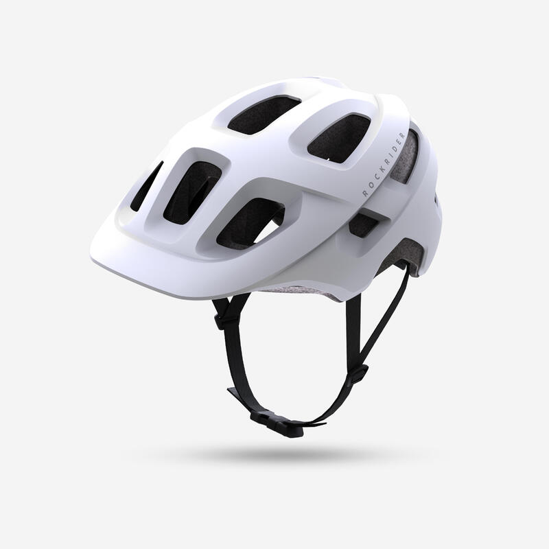 Велосипедный шлем MTB - Expl 100 белый ROCKRIDER, цвет weiss