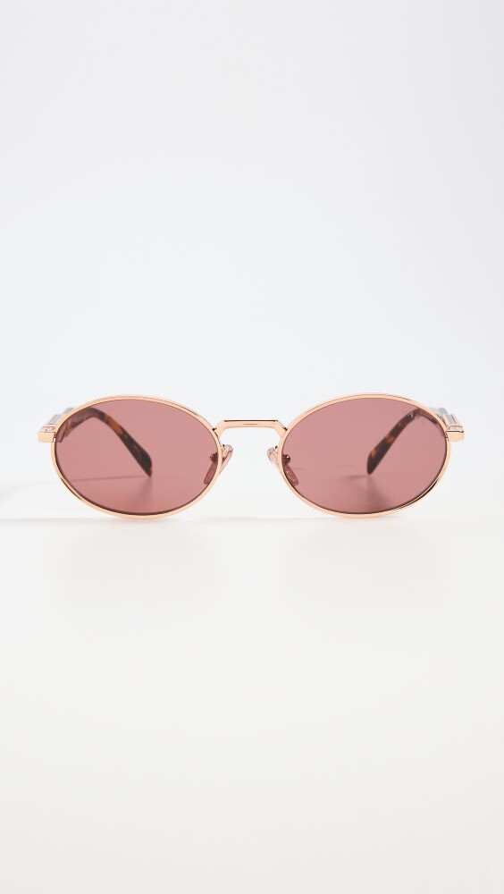 

Солнцезащитные очки Prada 0PR 65ZS, розовый