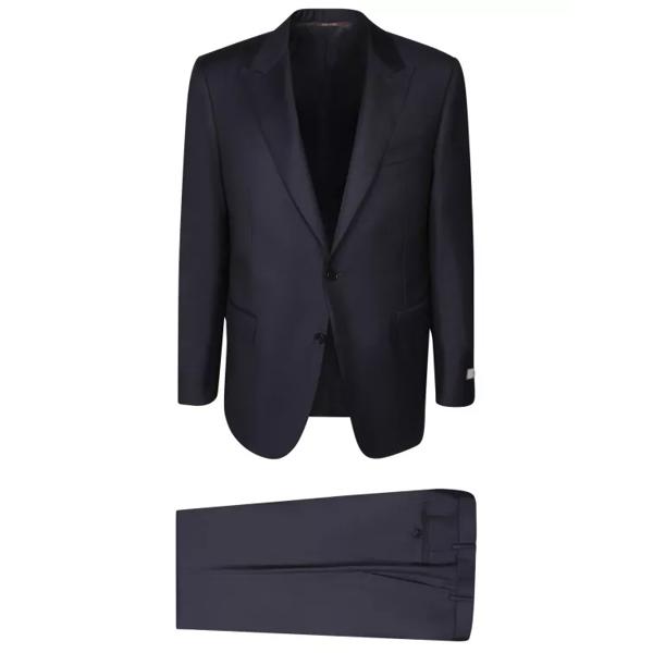 

Костюм blue wool suit Canali, черный