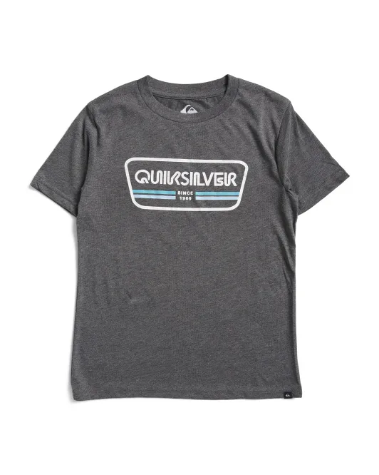 

Футболка с короткими рукавами Range Life Quiksilver, темно-серый