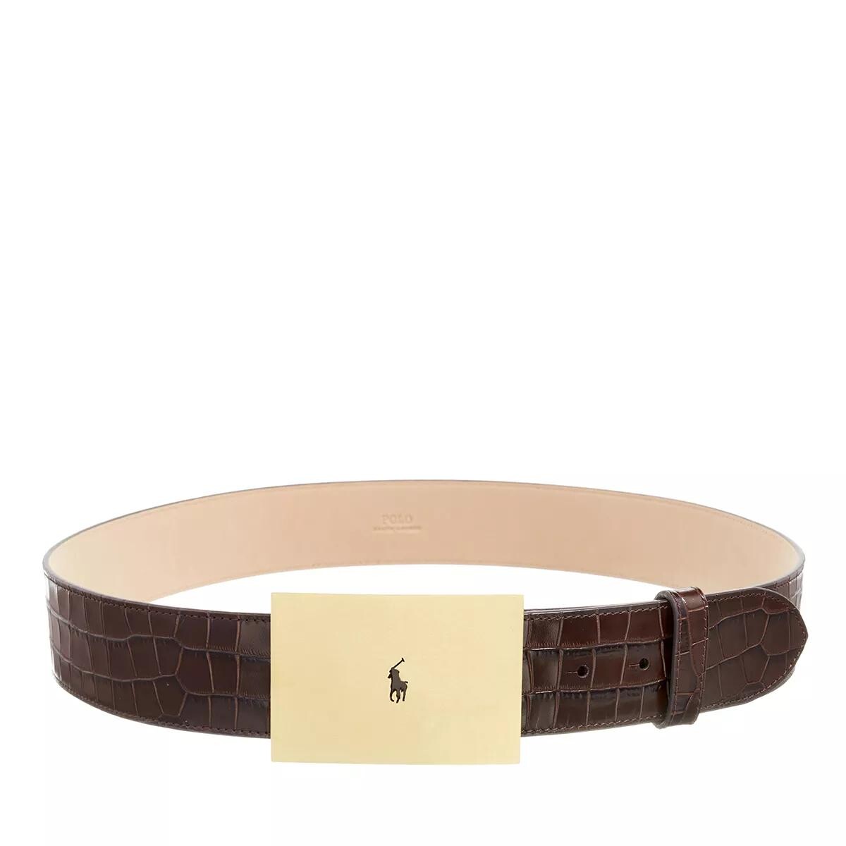 

Ремень средний шоколадный Polo Ralph Lauren, коричневый